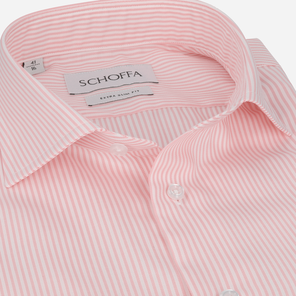 Sefton Pink Stripe Twill Shirt