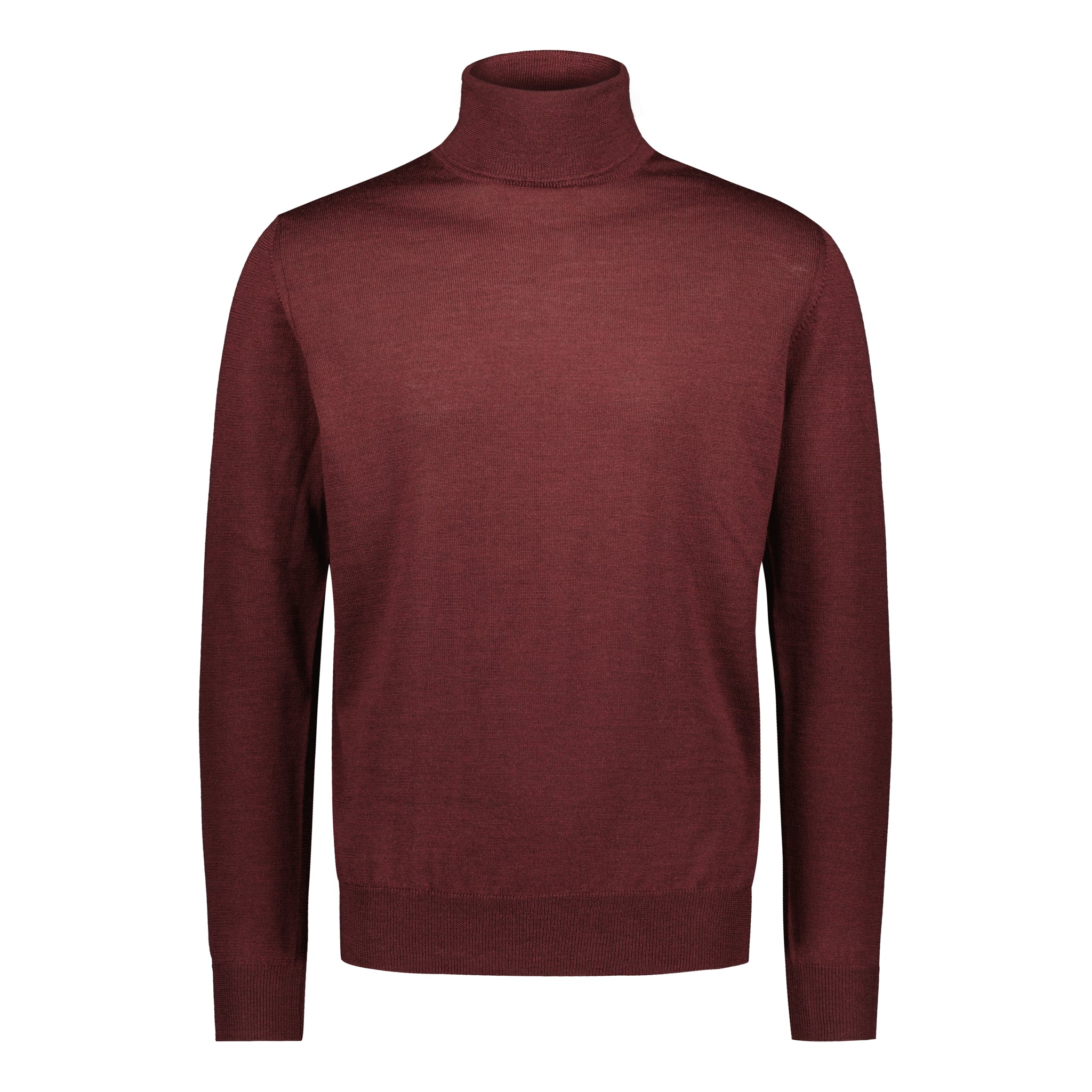 Rollneck Superfine Merino Burgundy