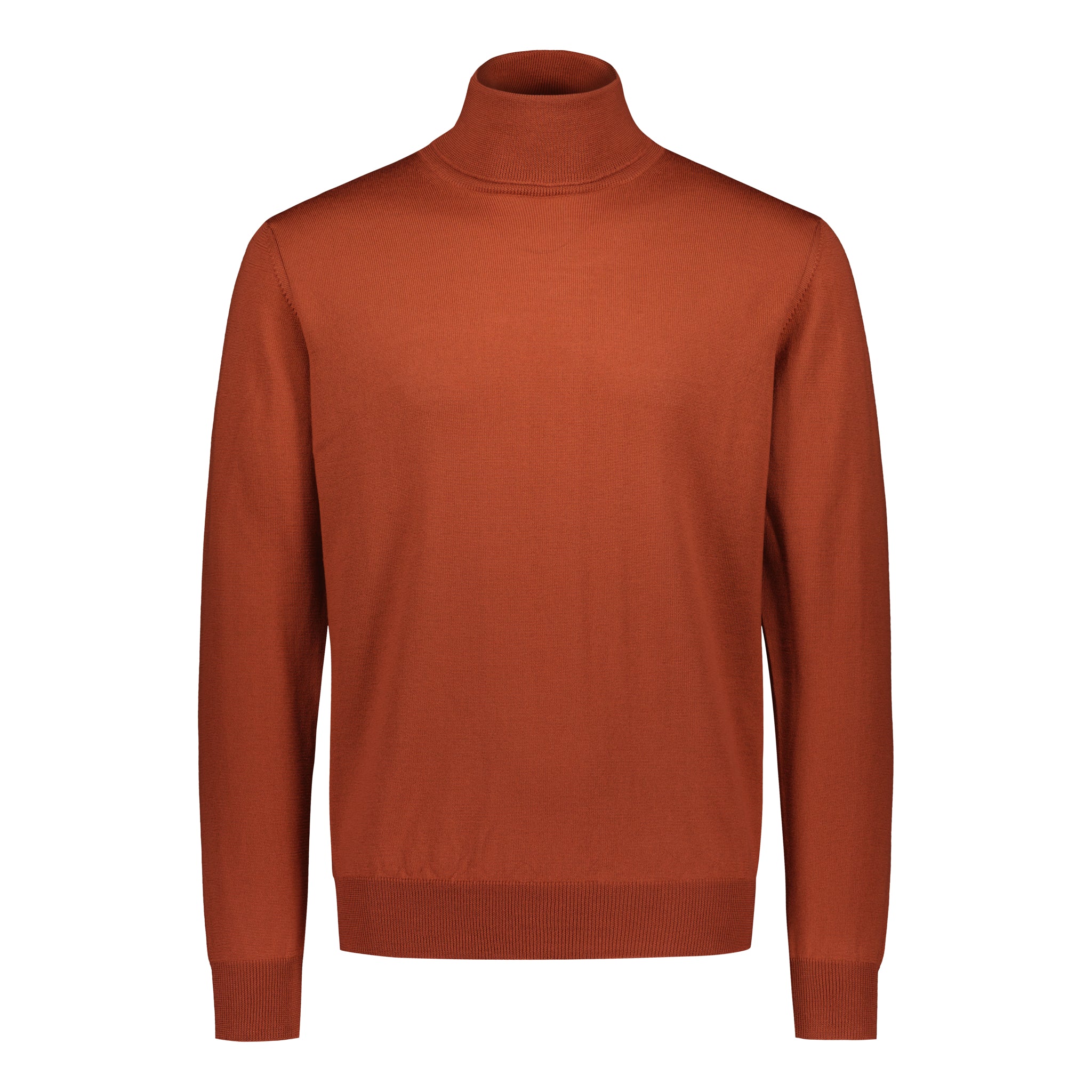 Rollneck Superfine Merino Orange