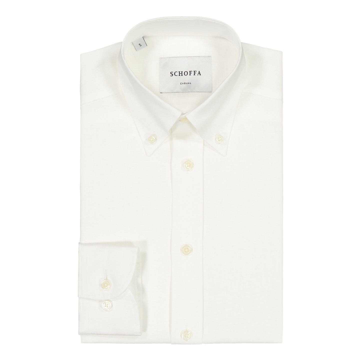Ischia White Linen Shirt