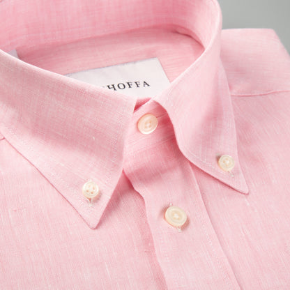 Ischia Pink Linen Shirt