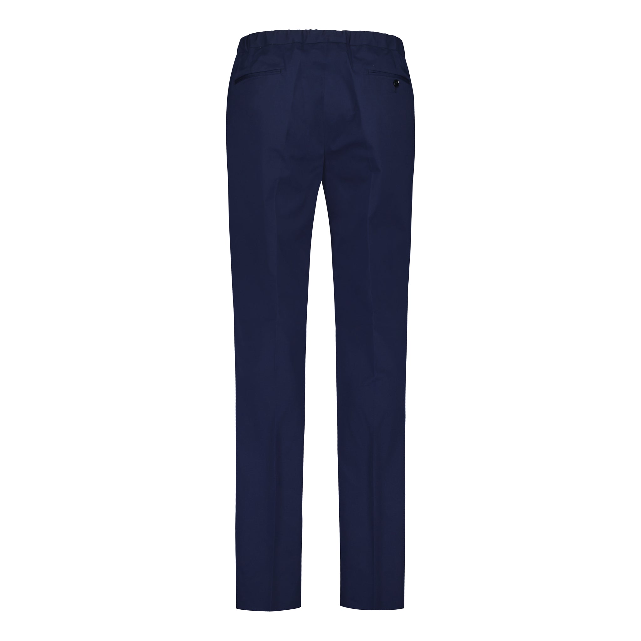 Trousers Drawstring Navy Fine Repp