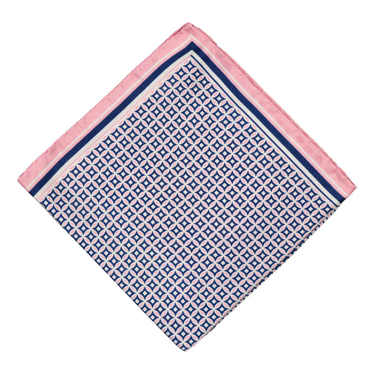 Varazze Pink Silk Pocket Square