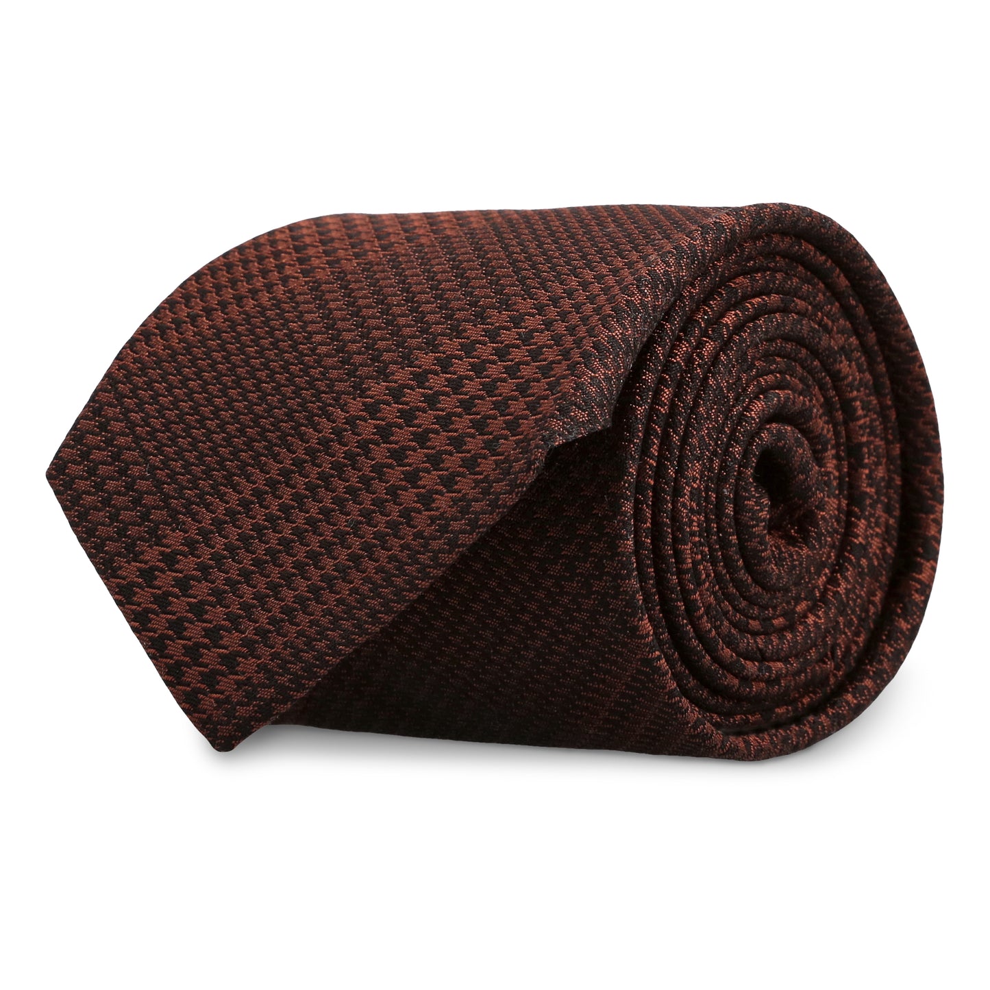 Viozene Copper Check Silk Tie
